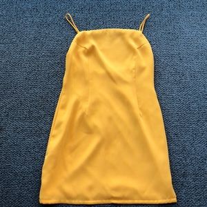 Yellow Mini Dress
